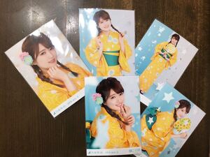 乃木坂46 樋口日奈 真夏の全国ツアー 2018 会場限定 生写真 2018.July-Ⅱ 浴衣 ヨリ チュウ ヒキ 座り ヨリ座り