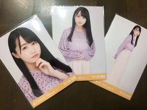 乃木坂46 矢久保美緒 花柄トップス 会場限定 生写真 2019.June-Ⅱ ヨリ チュウ ヒキ 三種 コンプ