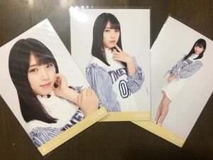 乃木坂46 与田祐希 会場限定 生写真 つけ襟 2017.July-Ⅴ ヨリ チュウ ヒキ 三種 コンプ