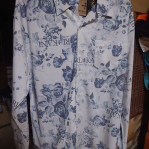新品未使用 KARL KANI 花柄長袖シャツ サイズXL