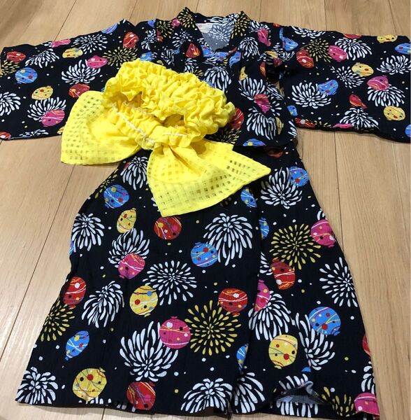AMPERSAND 甚平 お祭り 花火大会 浴衣 女の子 130