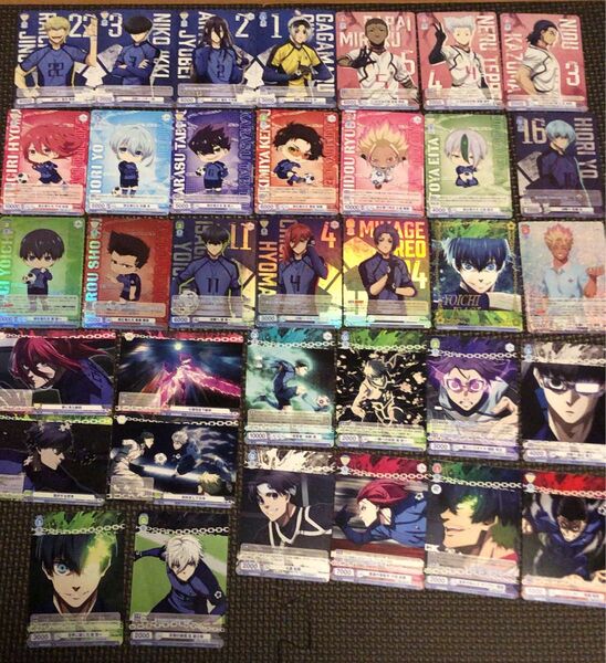 ヴァイスシュヴァルツブラウ ブースターパックvol.2 ブルーロック まとめ売り RR BR