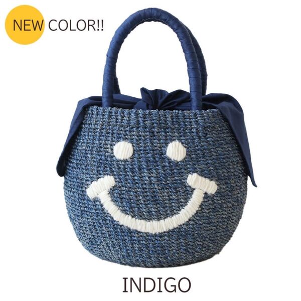 【超美品】a-jolie ロングヒット!ニコちゃんカゴバッグ!