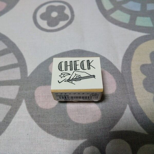 こどものかお ロゴタイプスタンプ「CHECK」