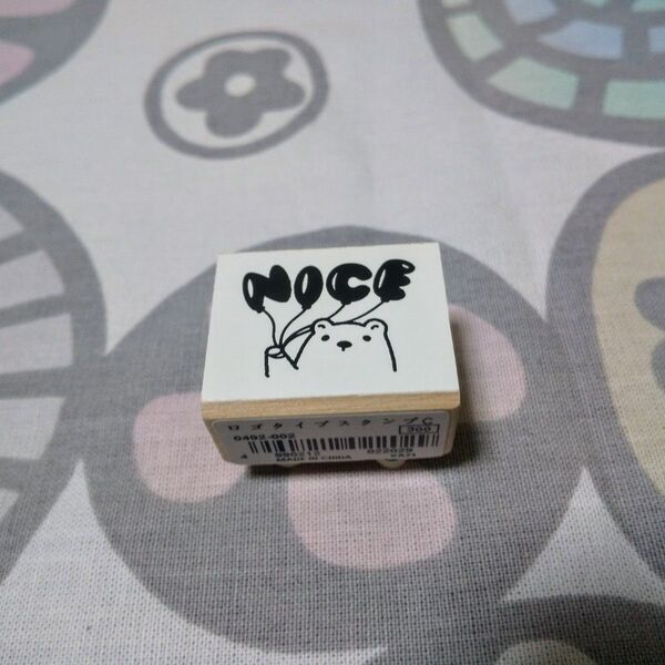 こどものかお ロゴタイプスタンプ「NICE」