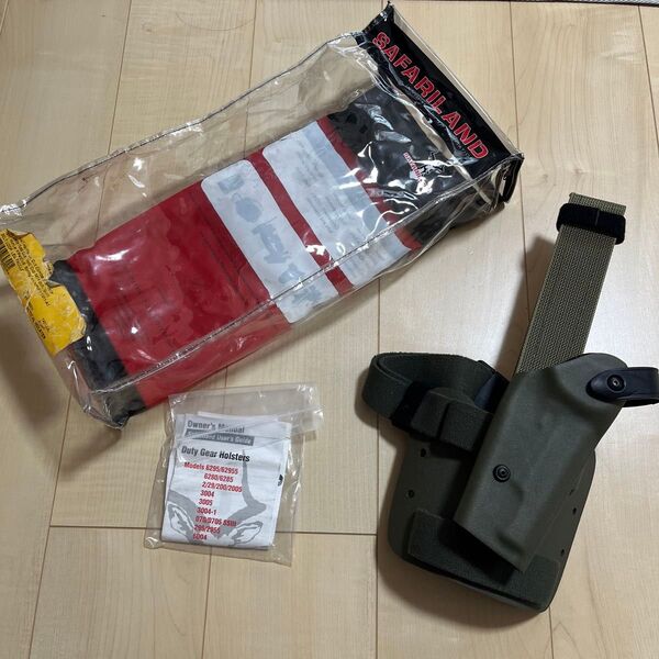 実物 SAFARILAND サファリランド 6004 レッグホルスター 1911 OD