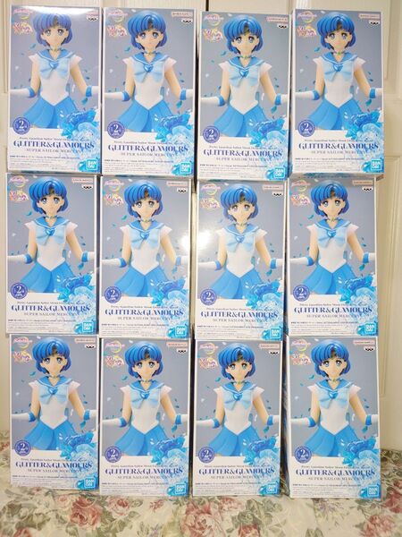 セーラームーン GLITTER&GLAMOURS セーラーマーキュリー フィギュア Aカラー 12体セット まとめ売り