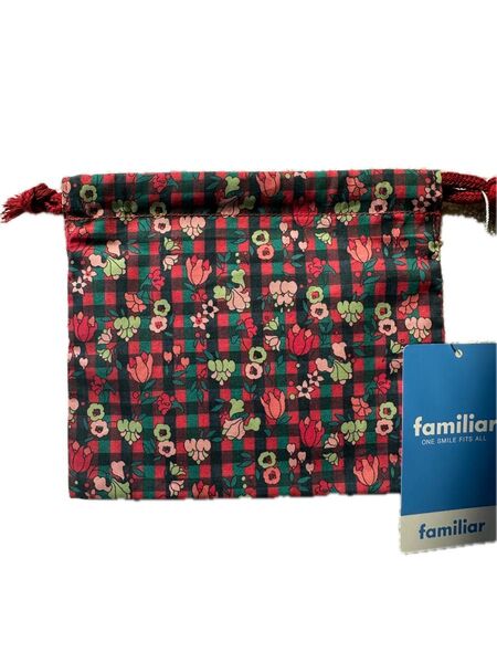 巾着 リバティ ファミリア 新品 familiar