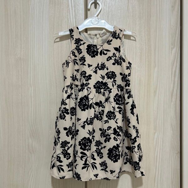 【美品】BACK NUMBER KIDS 花柄ノースリーブワンピース 総柄