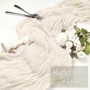 新品 テーブルランナー 結婚式 ウェルカムスペース ホワイト チュール 背景布 撮影 SNS パー ティー 装飾 無地 シフォン