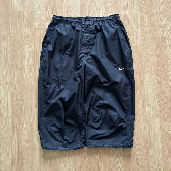 00s NIKE ナイロンパンツ ハーフパンツ ショーツ clima fit 古着