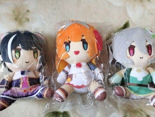 プリコネR 美食殿3人 キャル ペコリーヌ コッコロぬいぐるみ プリぐるみ◆プリンセスコネクト! Re:Dive