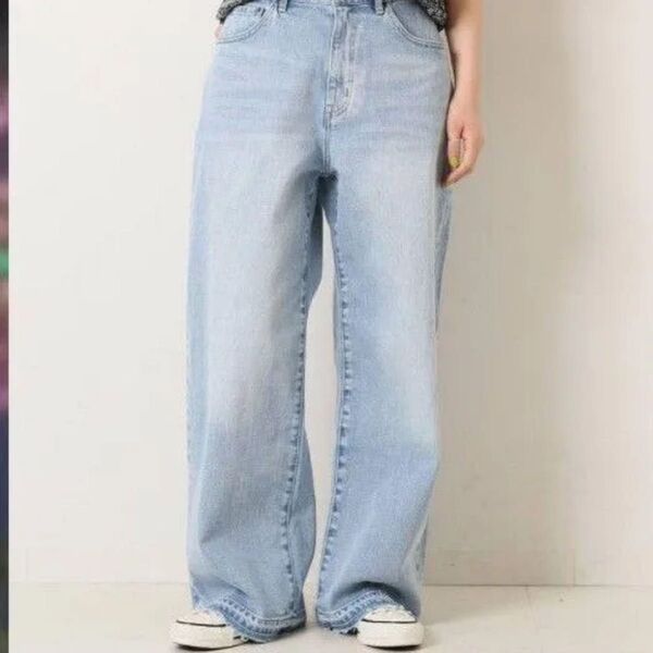 スピック&スパン5 1/2 LOOSE-STRAIGHT DENIM 36
