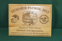 ★ 1点限定入荷 ★ 沖縄米軍 レア SUMMER PATROL 2013 CLB-31 USMC MEU 記念プラーク 壁掛け 良品 ディスプレイ コレクションなどに_画像1