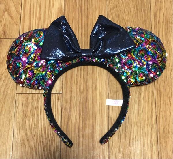 TDR ディズニーリゾート スパンコールカチューシャ ミニー ディズニー