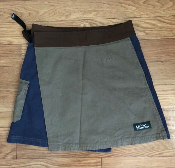 MANASTASH マナスタッシュ 巻きスカート カーキ トレッキング