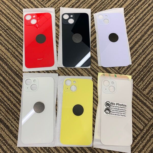 【社外品】iPhone 14 背面パネル 6枚 615