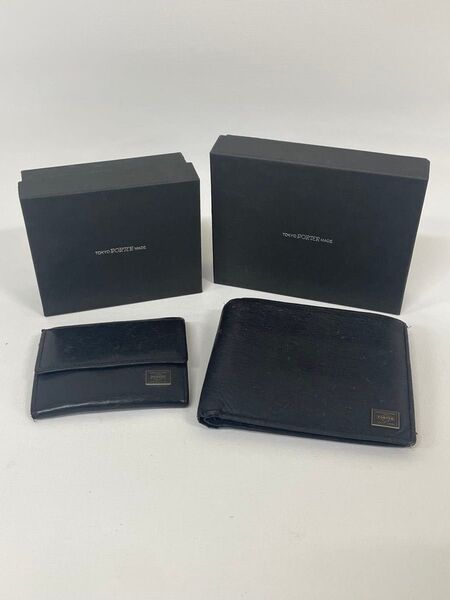 【中古】PORTER ポーター カレント コインケースと財布 2個セット