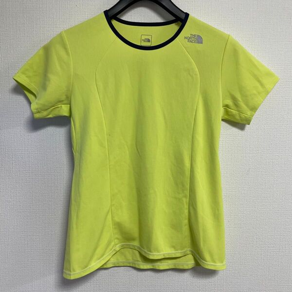 ノースフェイス thenorthface 半袖 Tシャツ 蛍光 黄色系 レディース L NTW11984