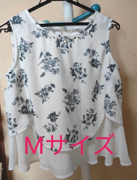 ★ レディース ブラウス ★ カットソー Mサイズ ノースリーブカットソー トップス