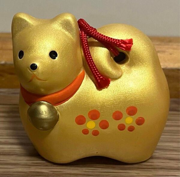 戌 金色 置物 縁起物 開運 犬
