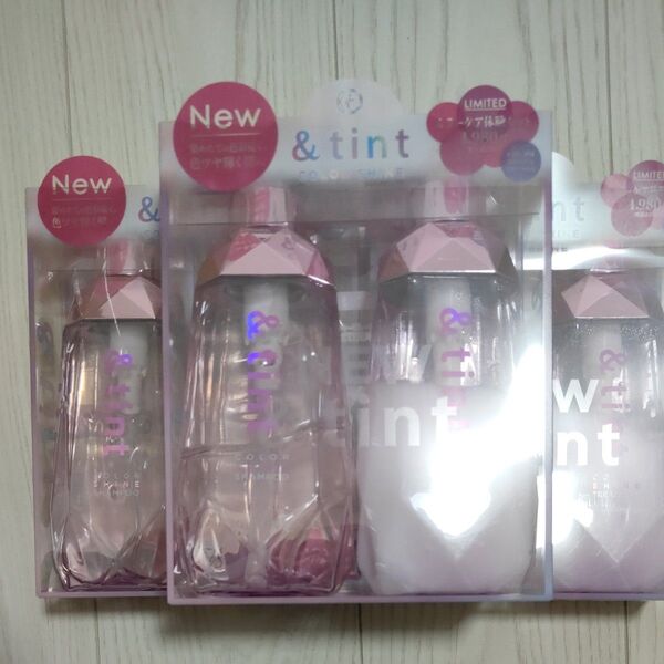 &tint カラーシャンプー&トリートメント ピンク 3セット