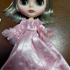 ブライス ネオブライス Blythe ネオブライスサイズ アウトフィット ロリータ ドレス ピンク ハンドメイド品