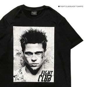 FIGHT CLUB ファイトクラブ ブラッドピット Mサイズ 半袖 Tシャツ ブラック 映画 ムービーT ロック