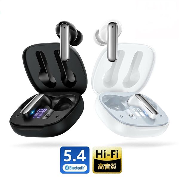 ワイヤレスイヤホン イヤホン カナル型 Bluetooth IPX5防水 ブラック