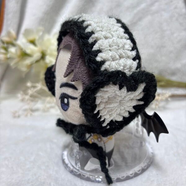 ぬいぐるみ用 イヤーマフ ちびぐるみ ハンドメイド ニット帽 ぬい帽子