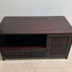 アジアンスタイル 木製ローボード