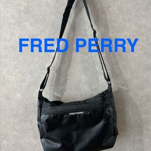 FRED PERRY フレッドペリー ショルダーバック ブラック 超美品 最終お値下げ