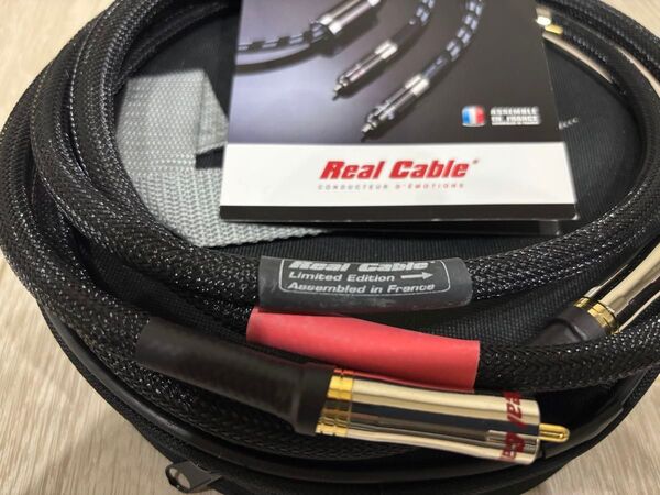 【新品】REALCABLE RCAケーブル1.0mペア CHEVERNY II