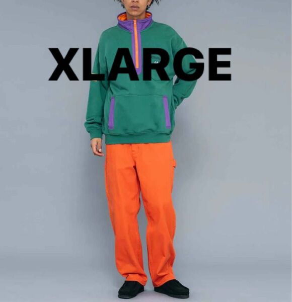 未使用 XLARGE エクストララージ パンツ EMBROIDERED PAINTER PANTS ペインターパンツ 32インチ