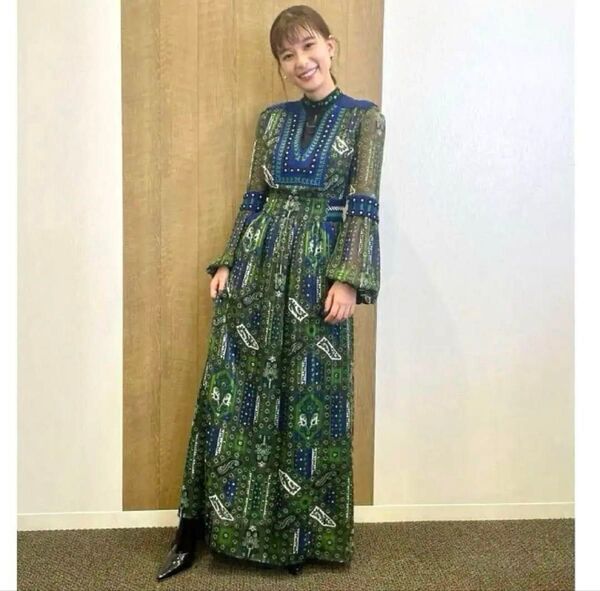 mame Stained Glass Printed Dress