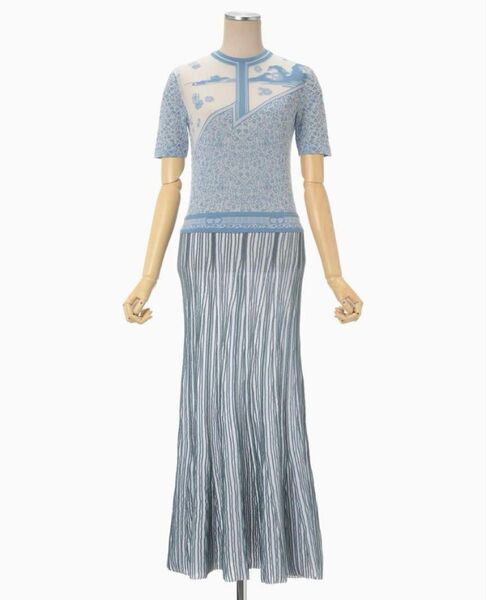 Mame kurogouchi Sheer Knitted Dress