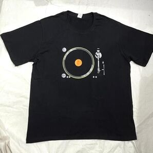 ターンテーブル Tシャツ 黒