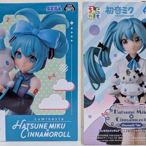 SEGA 初音ミク シナモロール フィギュア Luminasta ちょこのせ おすましver.