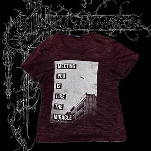 Tシャツ 半袖Tシャツ カットソー グランジ 平成 v系 ヴィジュアル系
