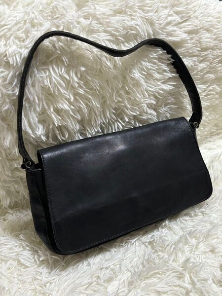 オールドコーチ coach ワンショルダーバック 9179 ブラック レザー 黒