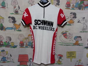VINTAGE Schwinn サイクリングウエア size S位 ヴィンテージ シュウィン スポーツウエア トップス 古着 自転車 BIKE サイクル シュイン