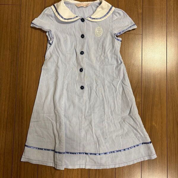 セーラーカラーストライプワンピース 130cm