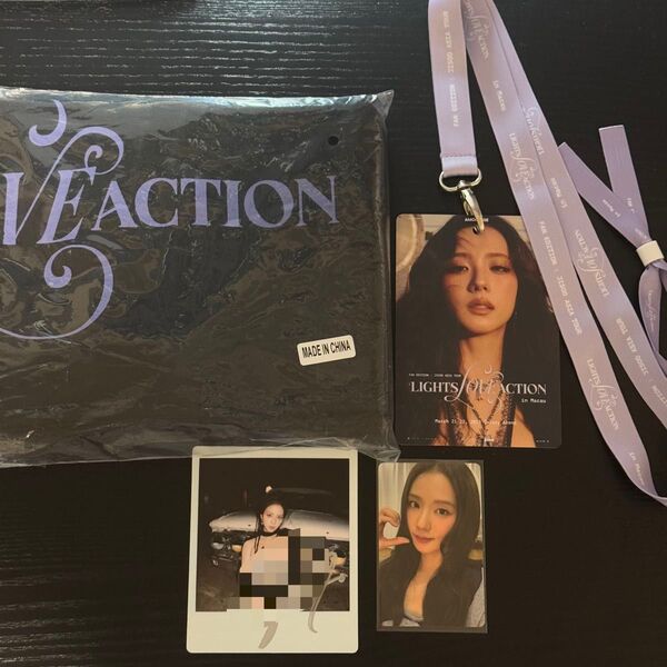 BLACKPINK ジス Jisoo マカオfm入場者限定 サイン入りポラロイドセット