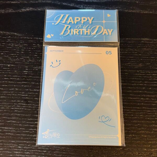恋と深空 公式正規品 レイ 2024誕生日 チェキ風カード