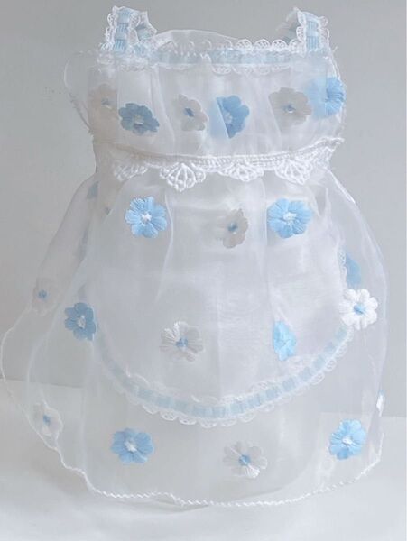 ハンドメイドペット服 犬服背丈:24c m胴回り:34cm (B43)