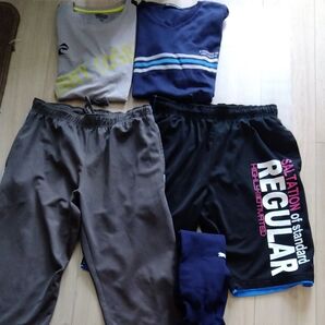 【USED】メンズ☆トレーニングウエア、パンツ、ロングソックスセット