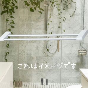 TOTO 二段式タオル掛け YT500W6#ホワイトグレー