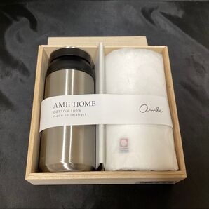 AMi HOME ステンレスボトル&今治フェイスタオル