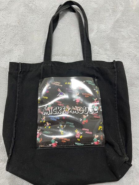 ミッキーマウス トートバッグ ブラック