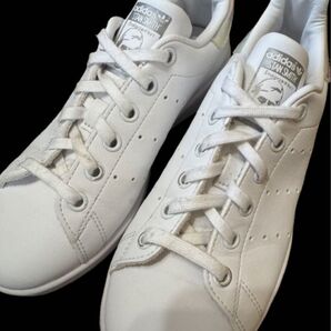 【クリーニング済み】adidas STAN SMITH 22.5cm ホワイト スタンスミス